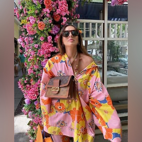 NWOT Zara multicolored floral print SET πΈ - Picture 7 of 10